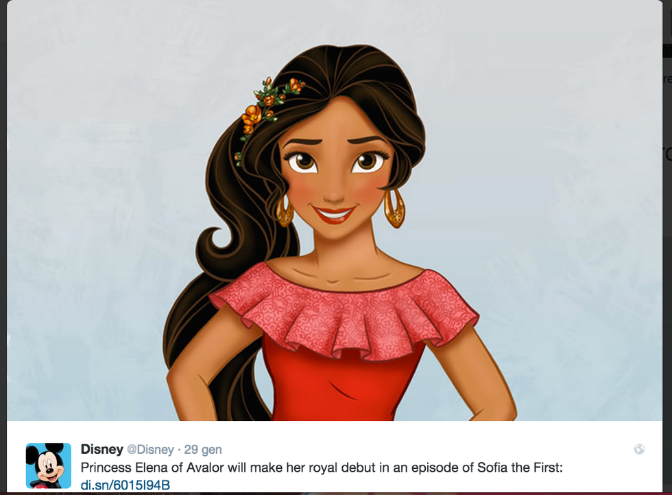 Elena di Avalon, la nuova principessa Disney è latina