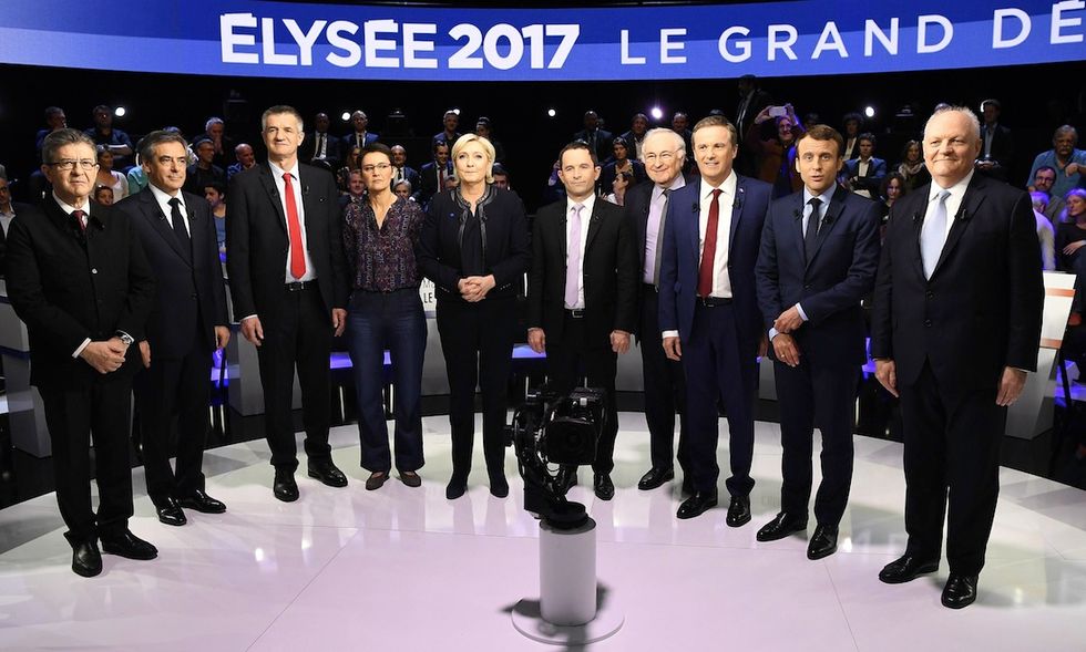 elezioni presidenziali francia 2017 candidati dibattito tv