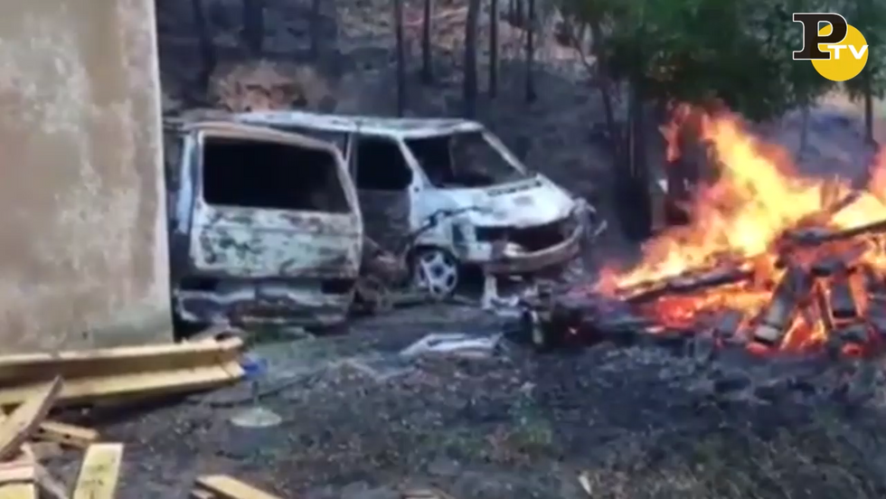 Emergenza incendi in Portogallo video