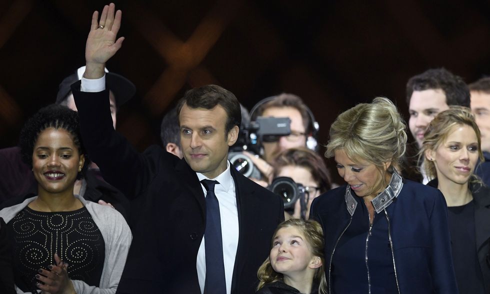 Emmanuel Macron Brigitte Trogneux