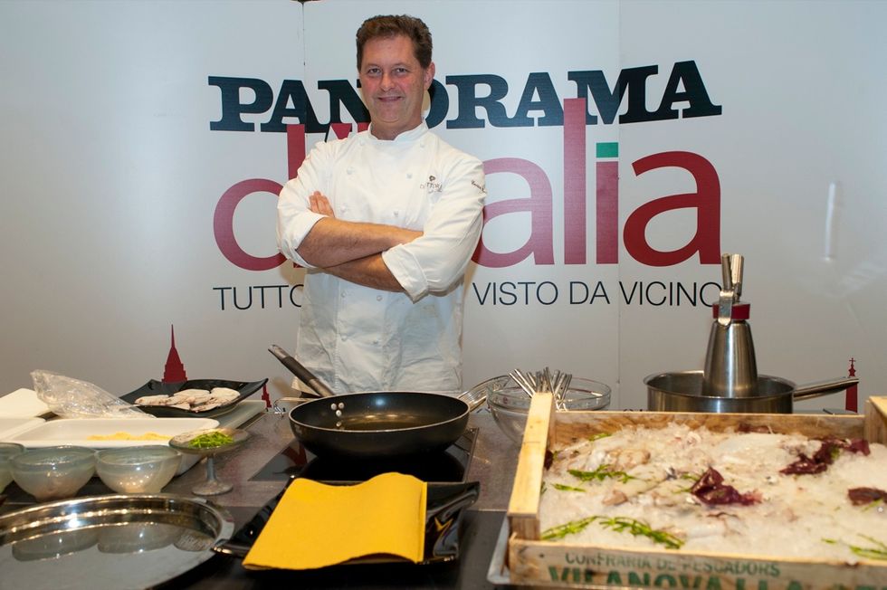 Lo show cooking di Chicco Cerea e la food experience dell'Hotel Gallia