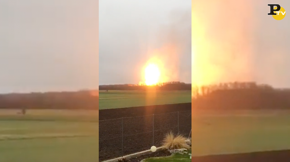 esplosione centrale gas austria baumgarten video