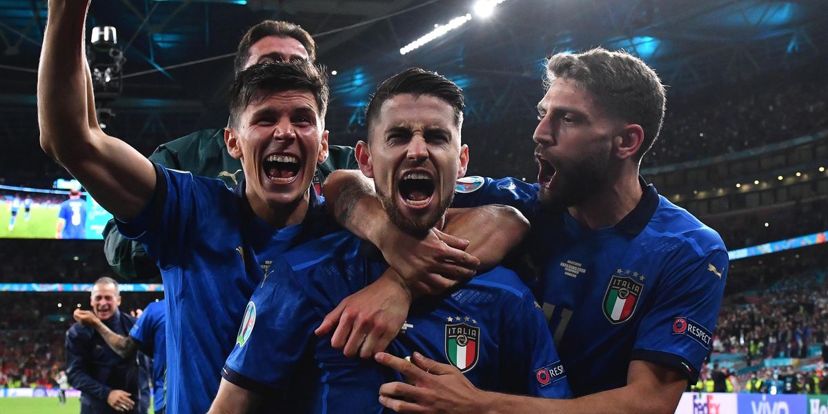 Europeo Euro 2020 italia semifinale spagna jorginho 