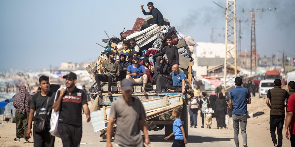 ​Evacuazione palestinese da Rafah