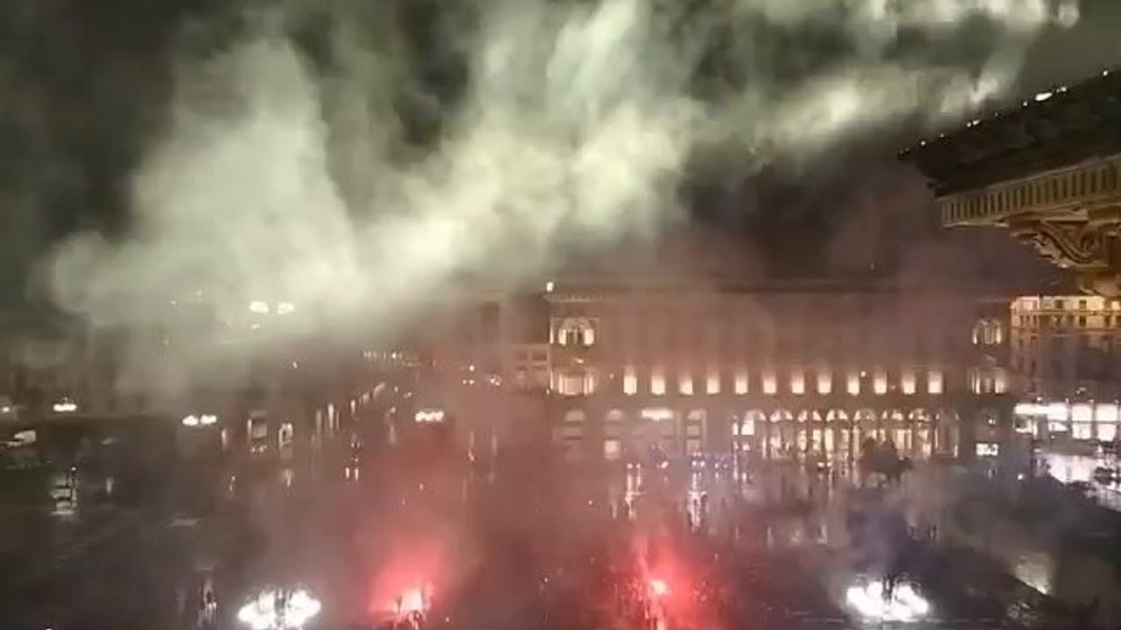 Scudetto Inter: festa in Piazza Duomo | video