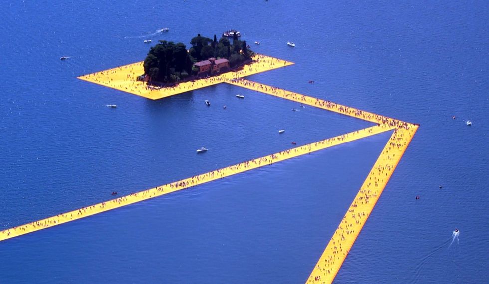 Floating Piers at Lake Iseo