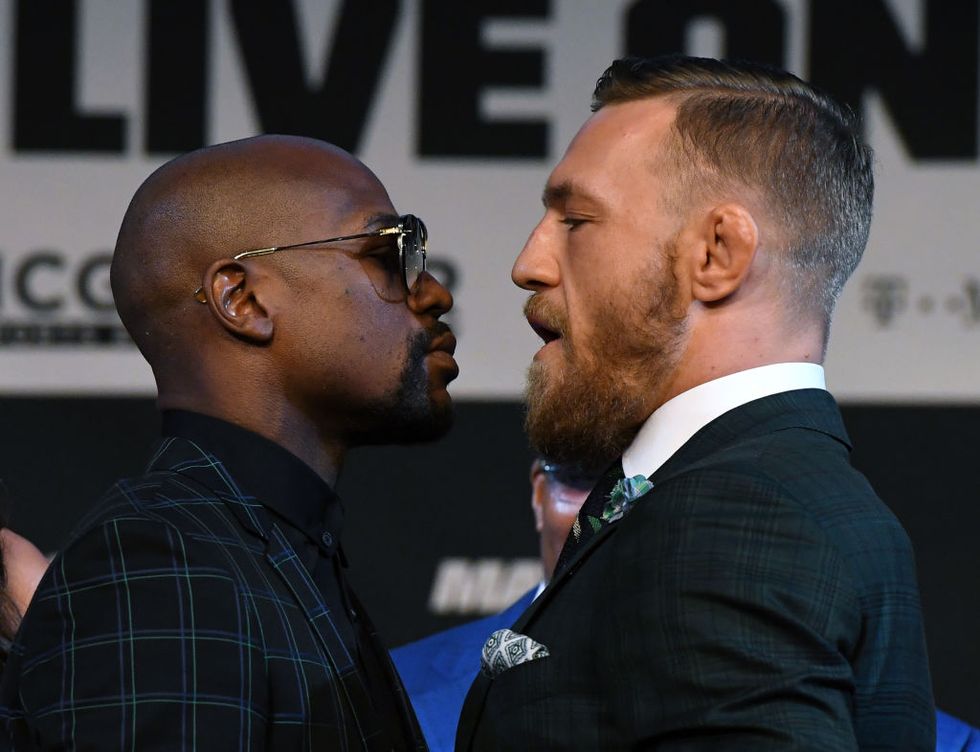 Floyd-Mayweather-Conor-McGregor - News Conference