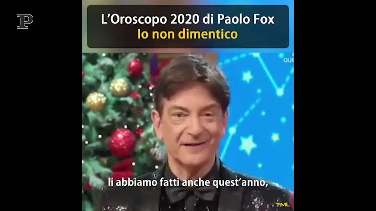 L'oroscopo di Paolo Fox per il 2020: "Sarà un anno di crescita, di viaggi e spostamenti".