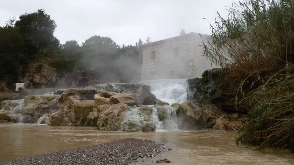 The hot springs of Saturnia