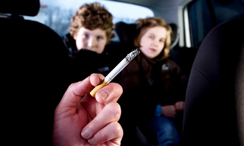 Fumo passivo in auto
