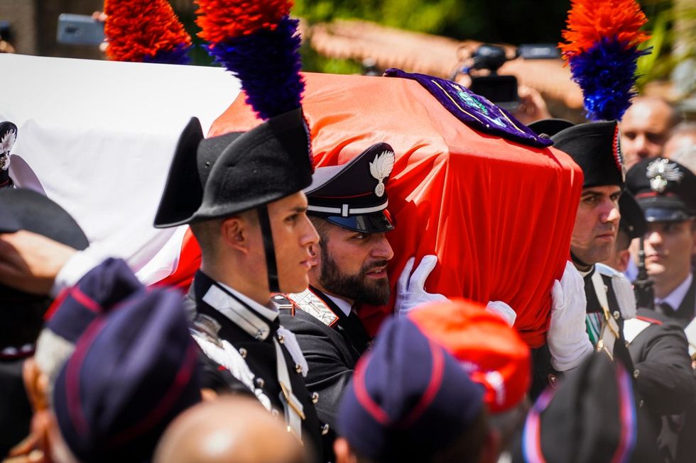 Funeral of Mario Cerciello Rega