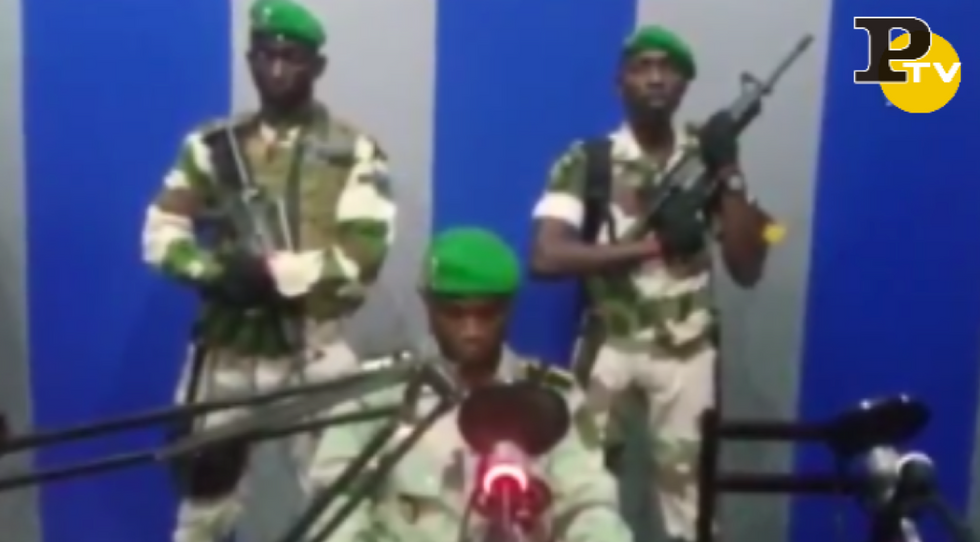 Gabon: colpo di stato video