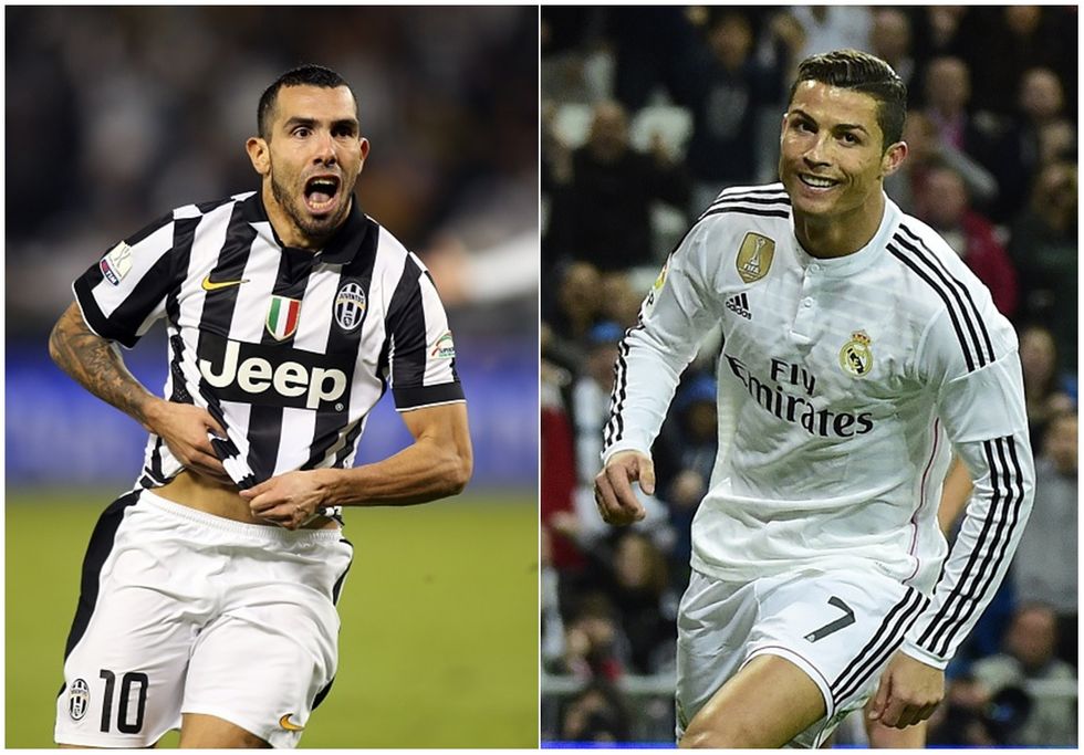 Tevez contro Ronaldo, la notte di Juventus-Real Madrid