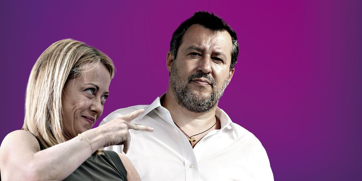 ​Giorgia Meloni e Matteo Salvini