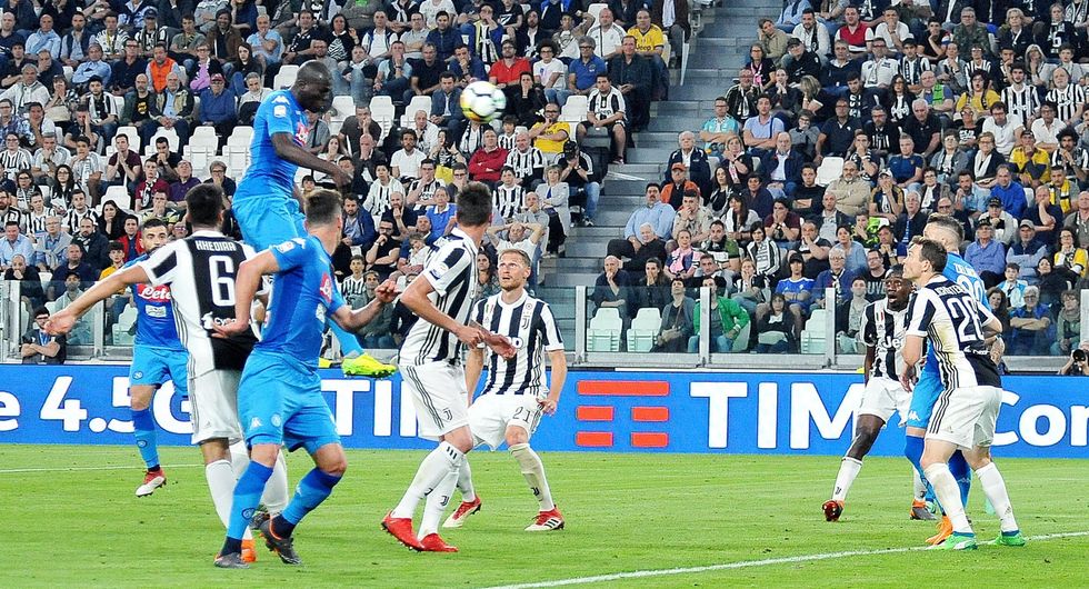 Gol Koulibaly Juventus-Napoli 0-1