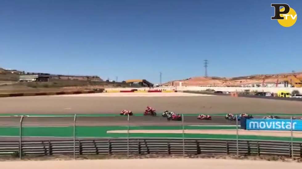GP Aragon. Lorenzo vs Marquez video