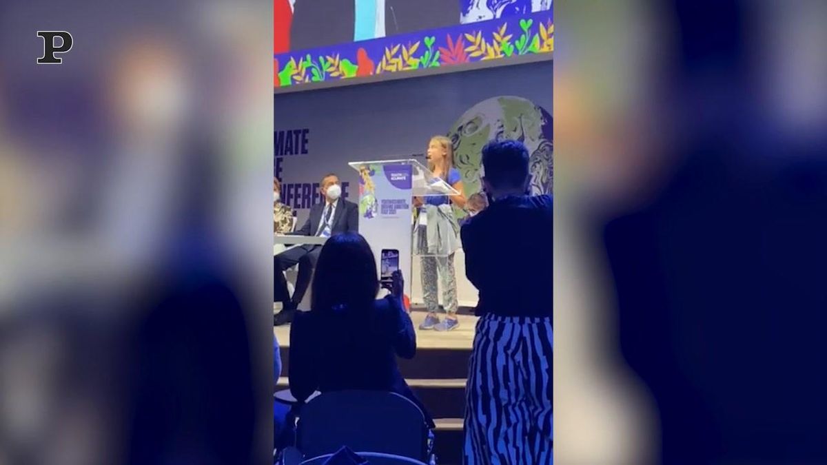 Greta Thunberg a Milano " Le politiche sul clima sono tutte un bla, bla, bla" | video