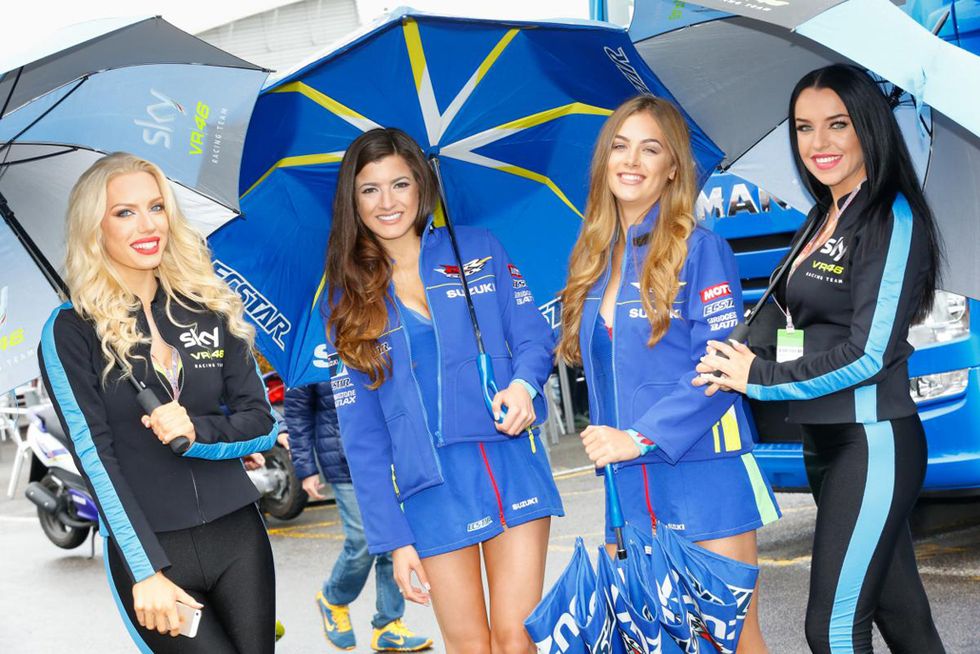Grid Girls: MotoGP di Silverstone 2015
