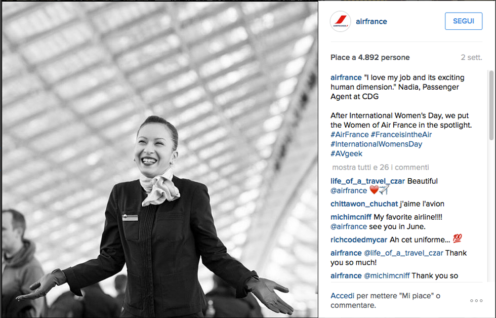 Hostess Air France