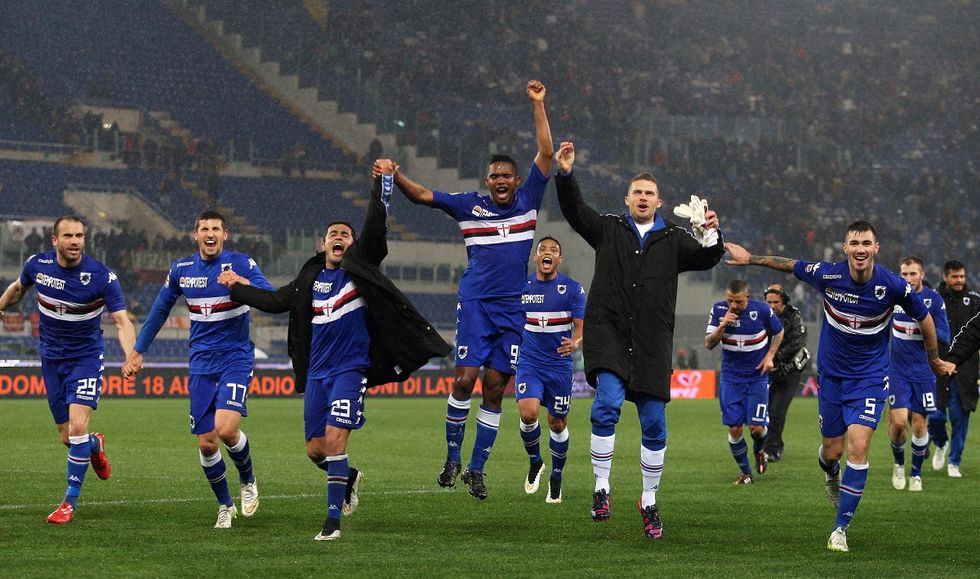 Roma - Sampdoria 0-2, l'impresa dei blucerchiati - FOTO