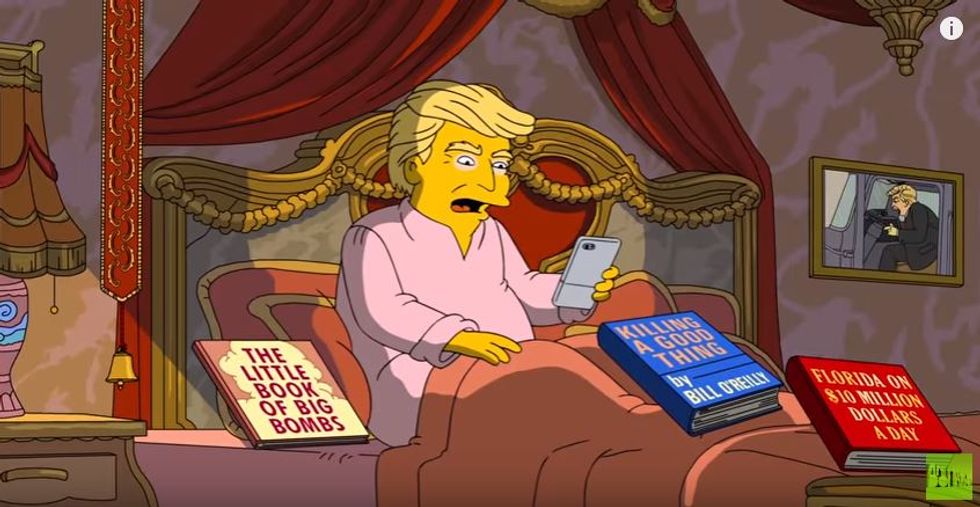 I primi 100 giorni di Donald Trump visti dai Simpson