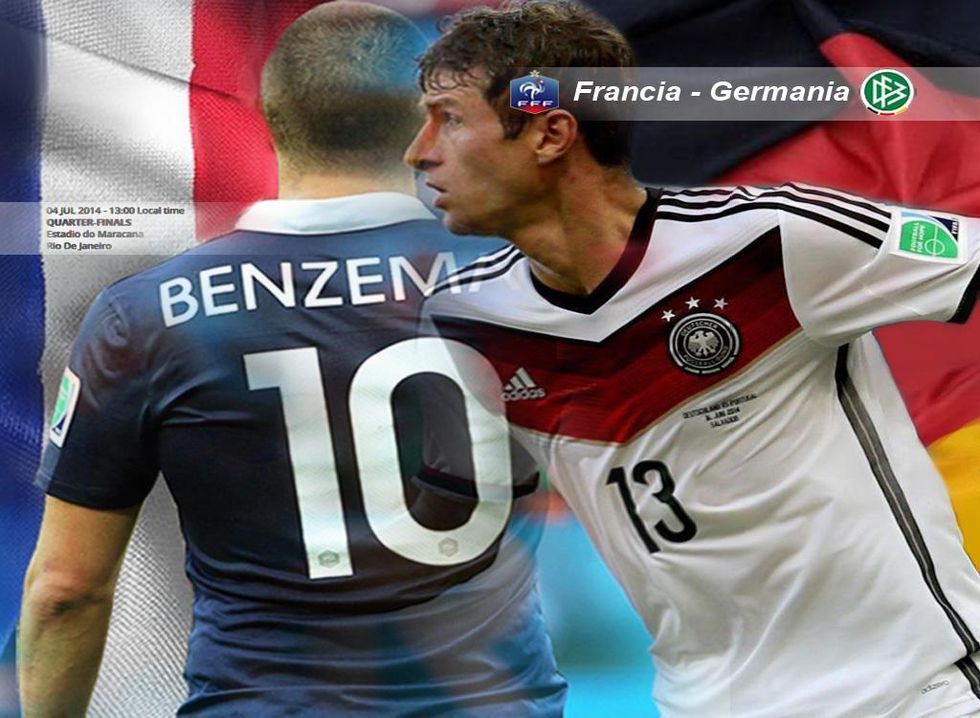 Germania contro Francia: in palio c'è il Brasile