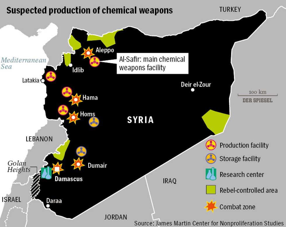 Smantellare le armi chimiche della Siria è impossibile