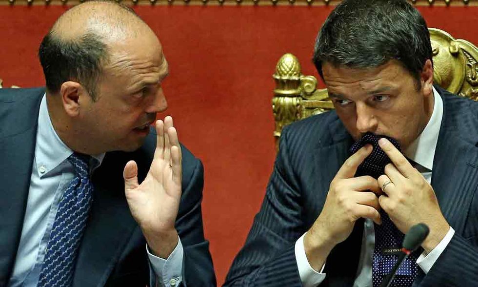 Renzi e Alfano, il lungo addio