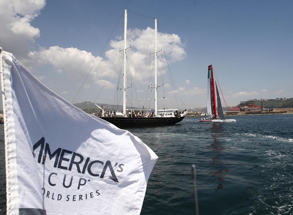 Naples celebrates with the America's Cup