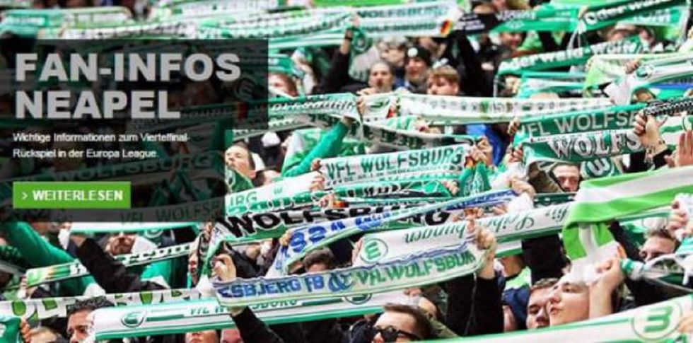 Wolfsburg, appello ai tifosi: "A Napoli attenti agli scippatori"