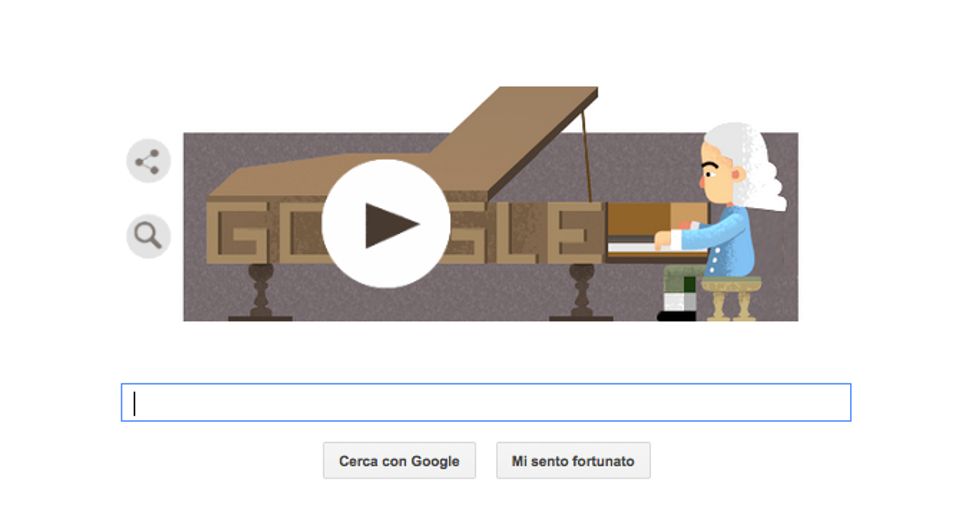 Google: un Doodle per Bartolomeo Cristofori