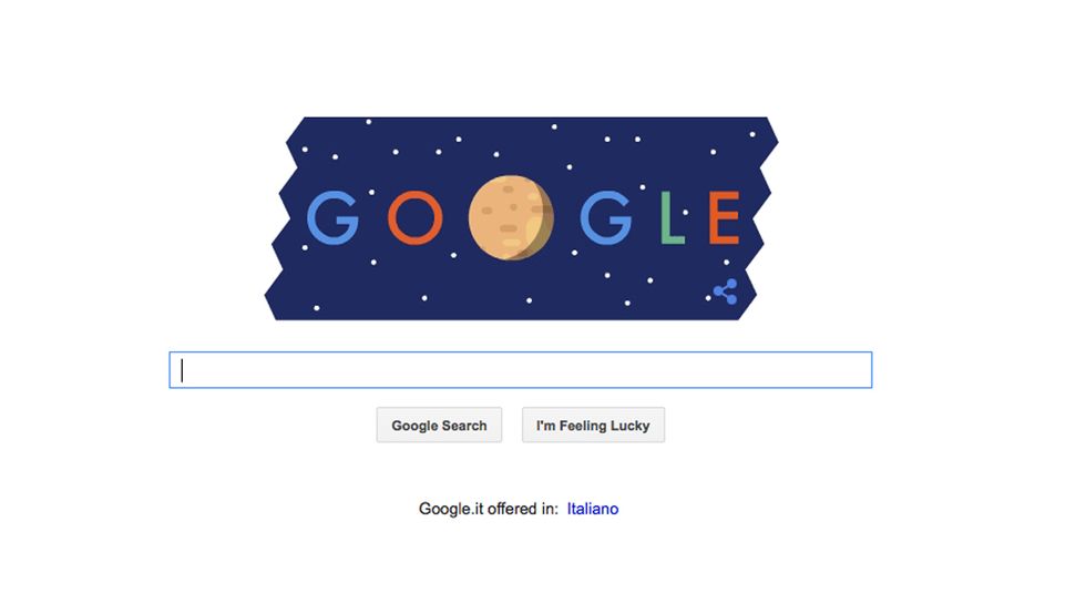 Google: un doodle per Plutone