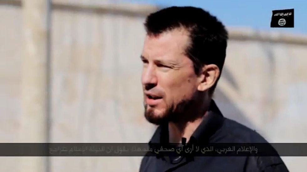 L'ostaggio Cantlie reporter per l'Isis