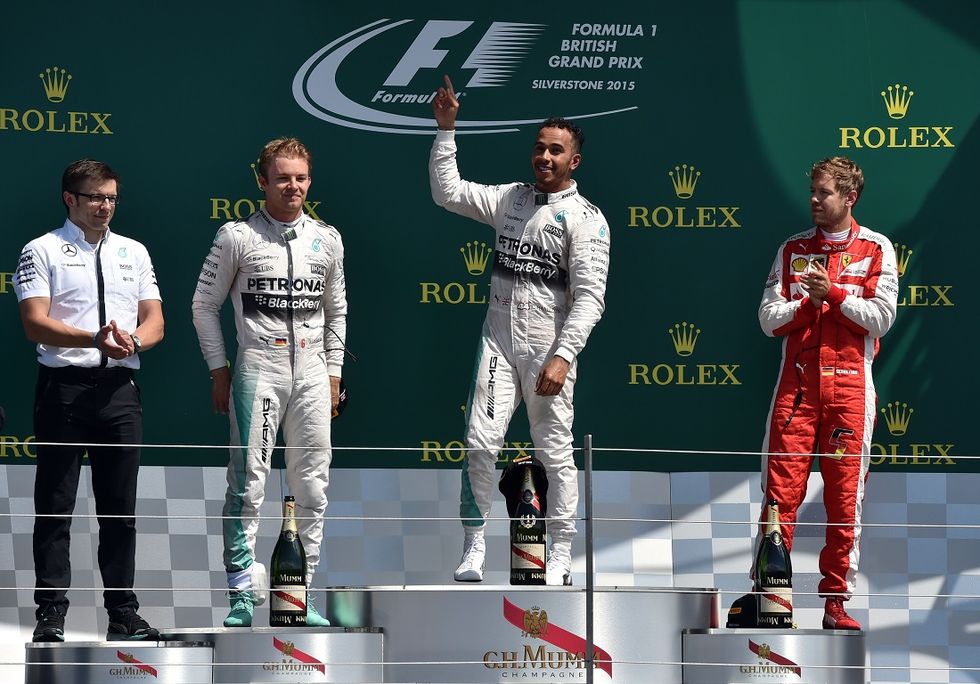 Gp Gran Bretagna: vince Hamilton, Ferrari terza con Vettel
