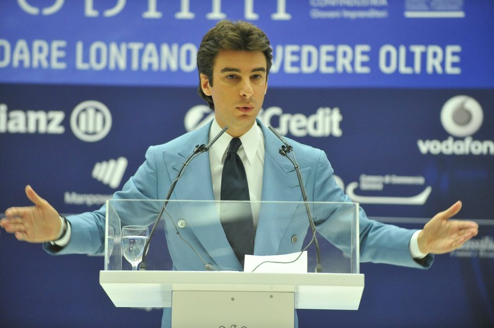 The italian leader of young businessmen: Make way for youth