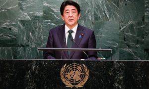 Shinzo Abe all'ONU