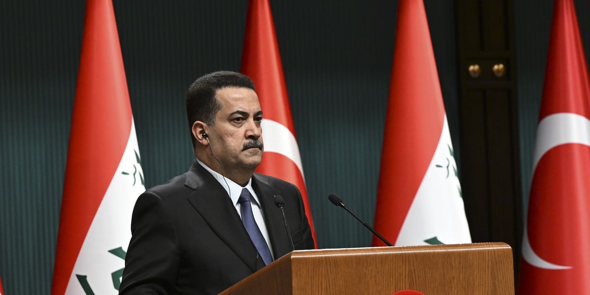 Il primo ministro iracheno Mohammed Shia' Al Sudani