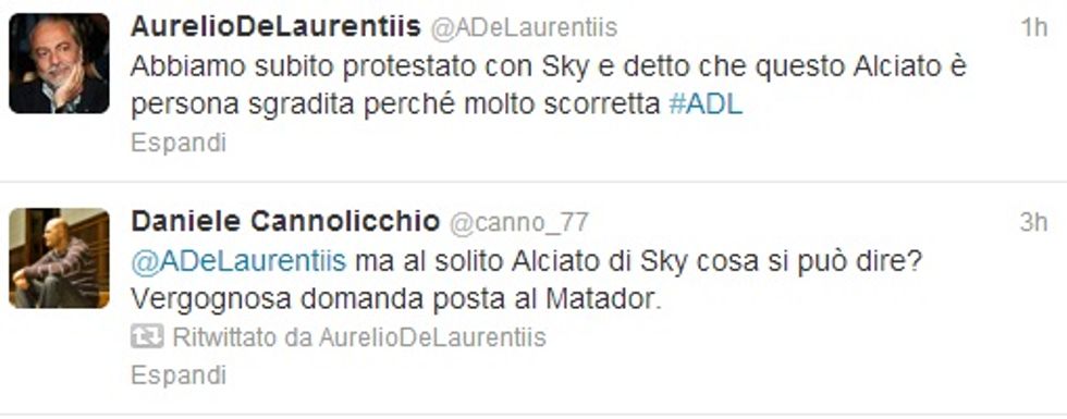 "Chelsea o Real Madrid?"... E De Laurentiis si infuria con Alciato