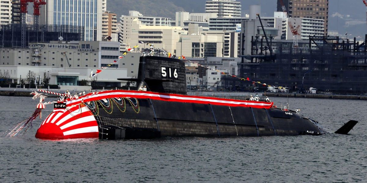 Il Giappone vara il quarto sottomarino di classe Balena