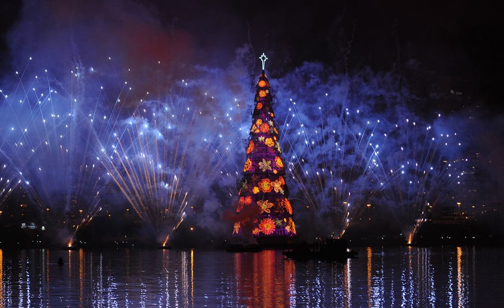 Lo spettacolo degli alberi di Natale in giro per il mondo