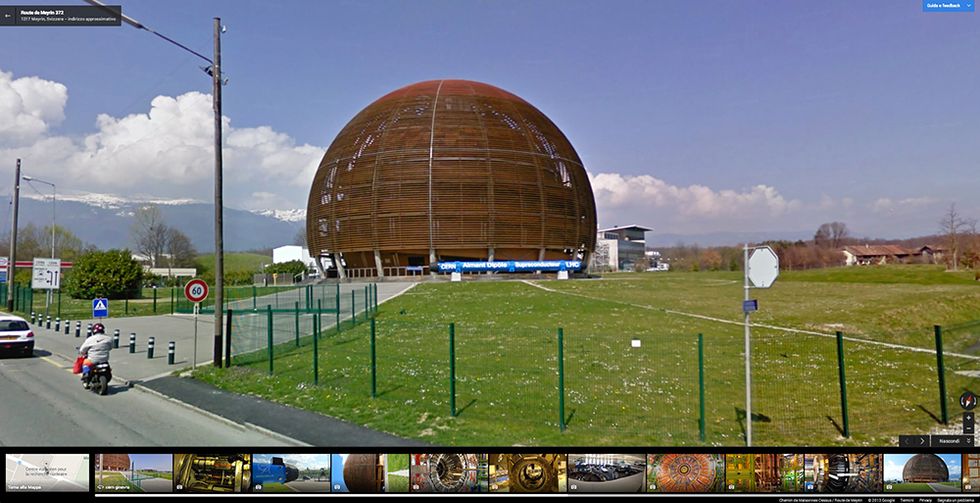 Google Street View al CERN di Ginevra