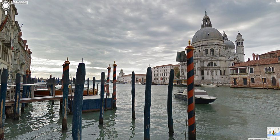 Google street view tra le calli e i canali di Venezia
