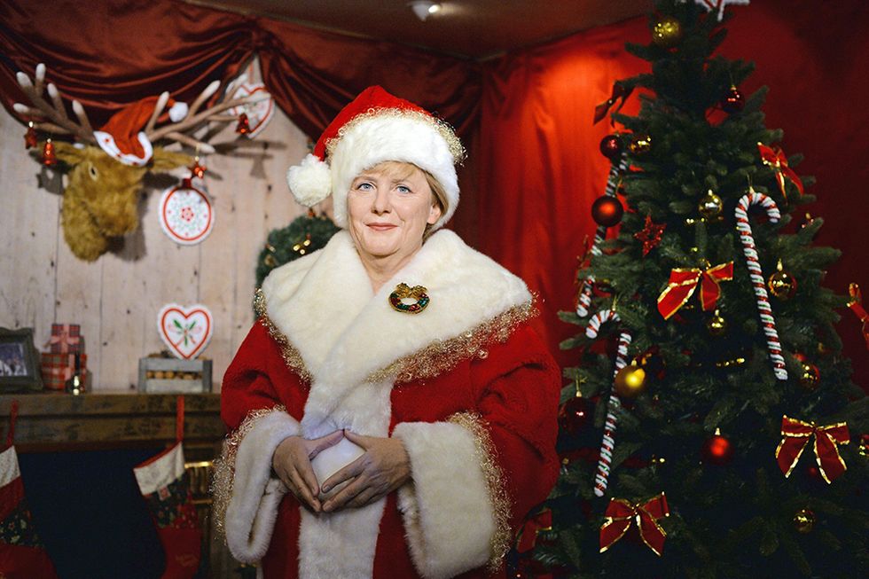 Angela Merkel Babbo Natale e altre foto del giorno, 21.11.2013