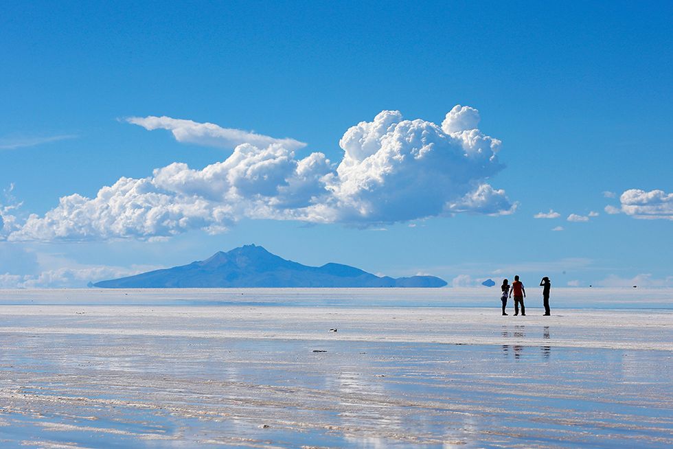 Il lago salato di Uyuni, Bolivia