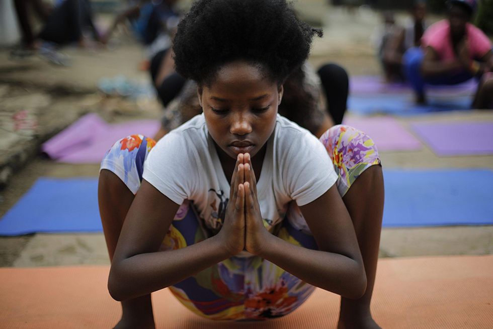 A scuola di yoga in Sudafrica