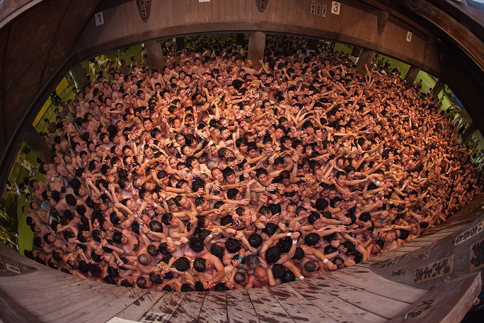 La festa dell'uomo nudo in Giappone