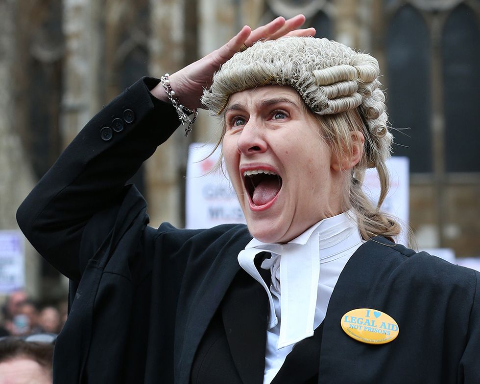 La protesta degli avvocati a Londra e altre foto del giorno, 07.03.2014