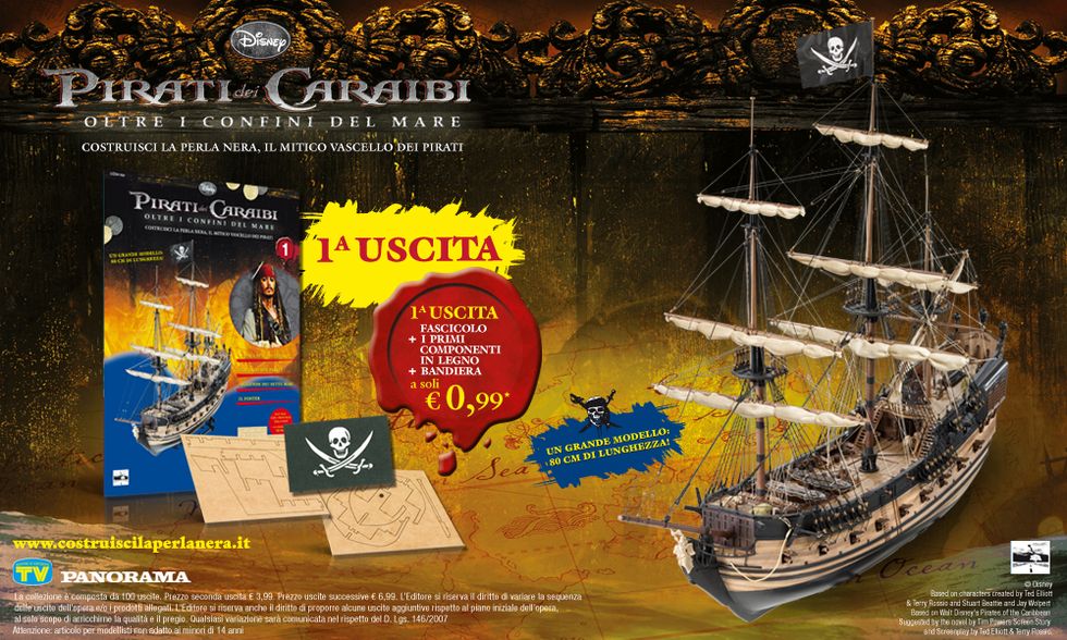 Perla Nera, il mitico vascello dei Pirati dei Caraibi