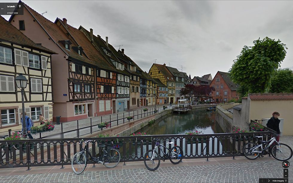 Google Street View a Colmar, in Alsazia
