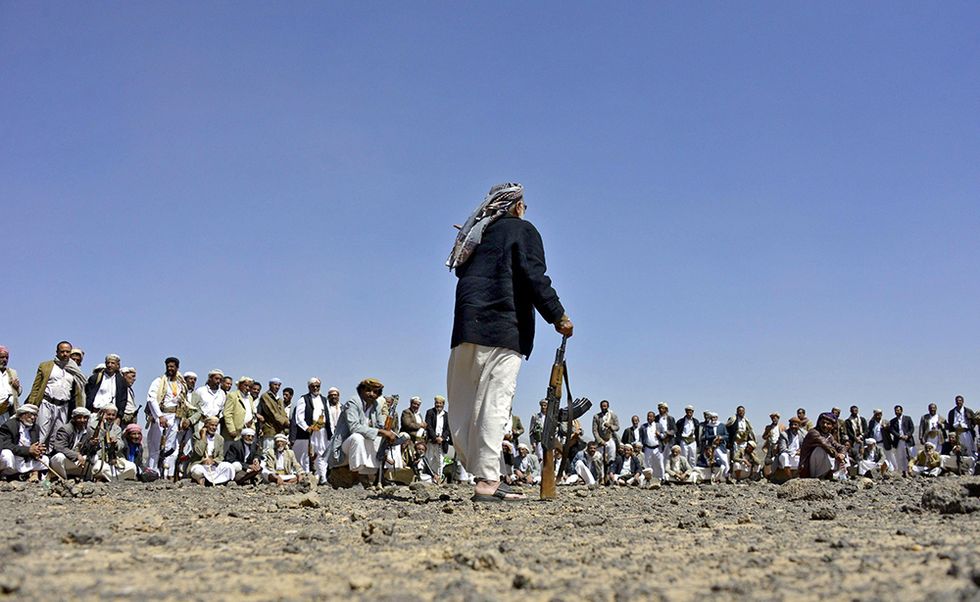 Yemen, foto da una riunione tribale